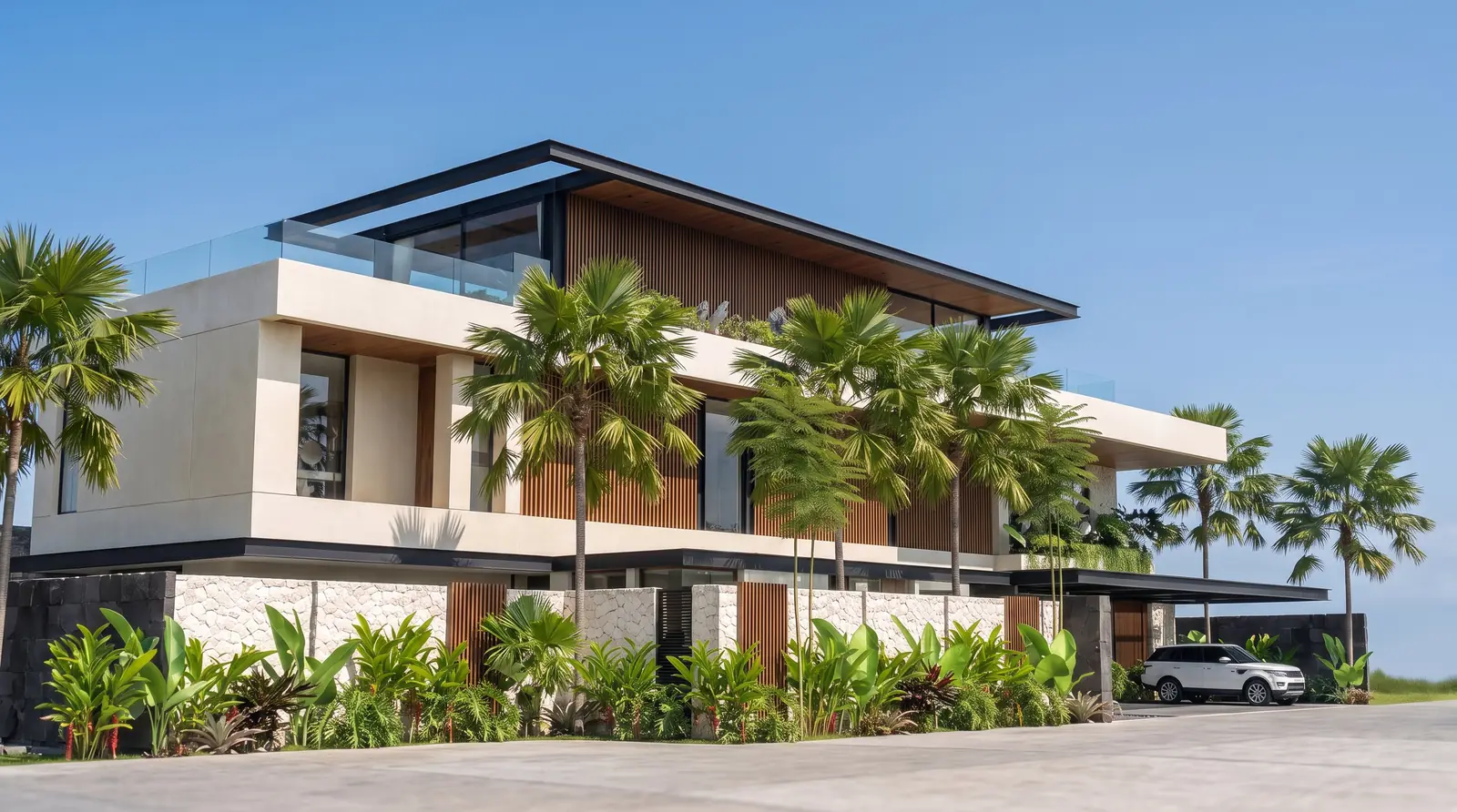 Tropical Villa Arrival