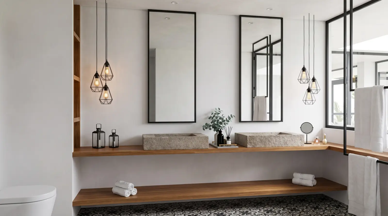 Twin Stone Vanity
