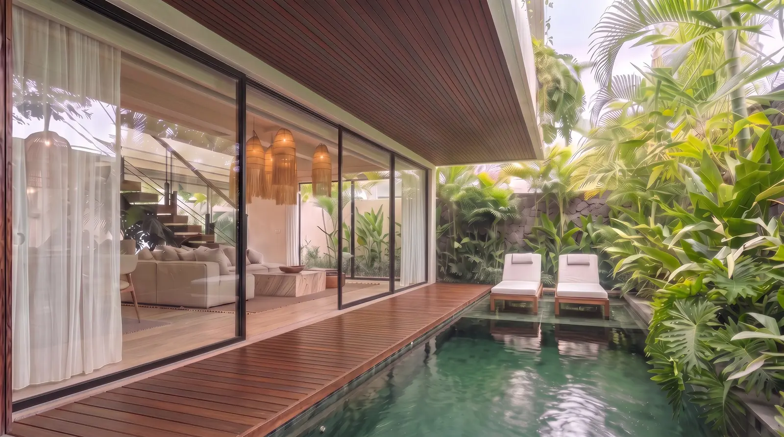 Tropical Pool Lounge