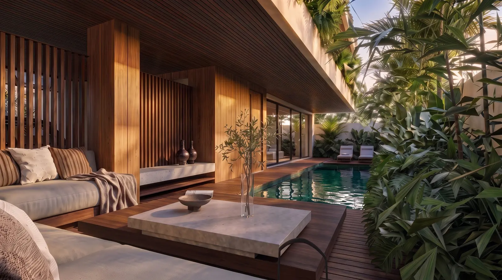 Poolside Lounge Terrace