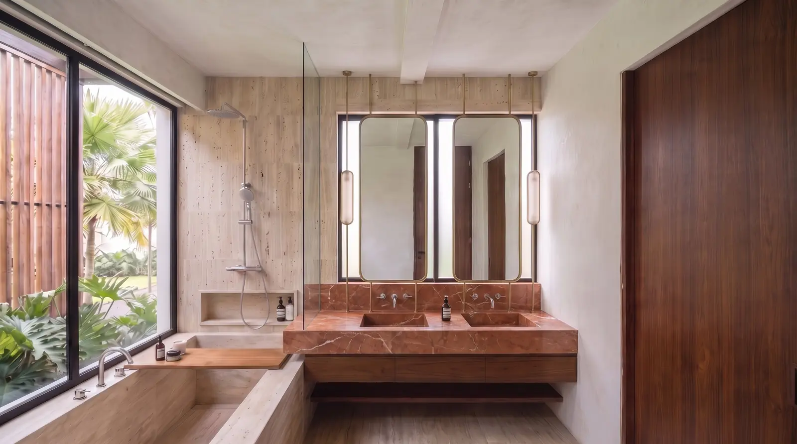 Travertine Bath Retreat