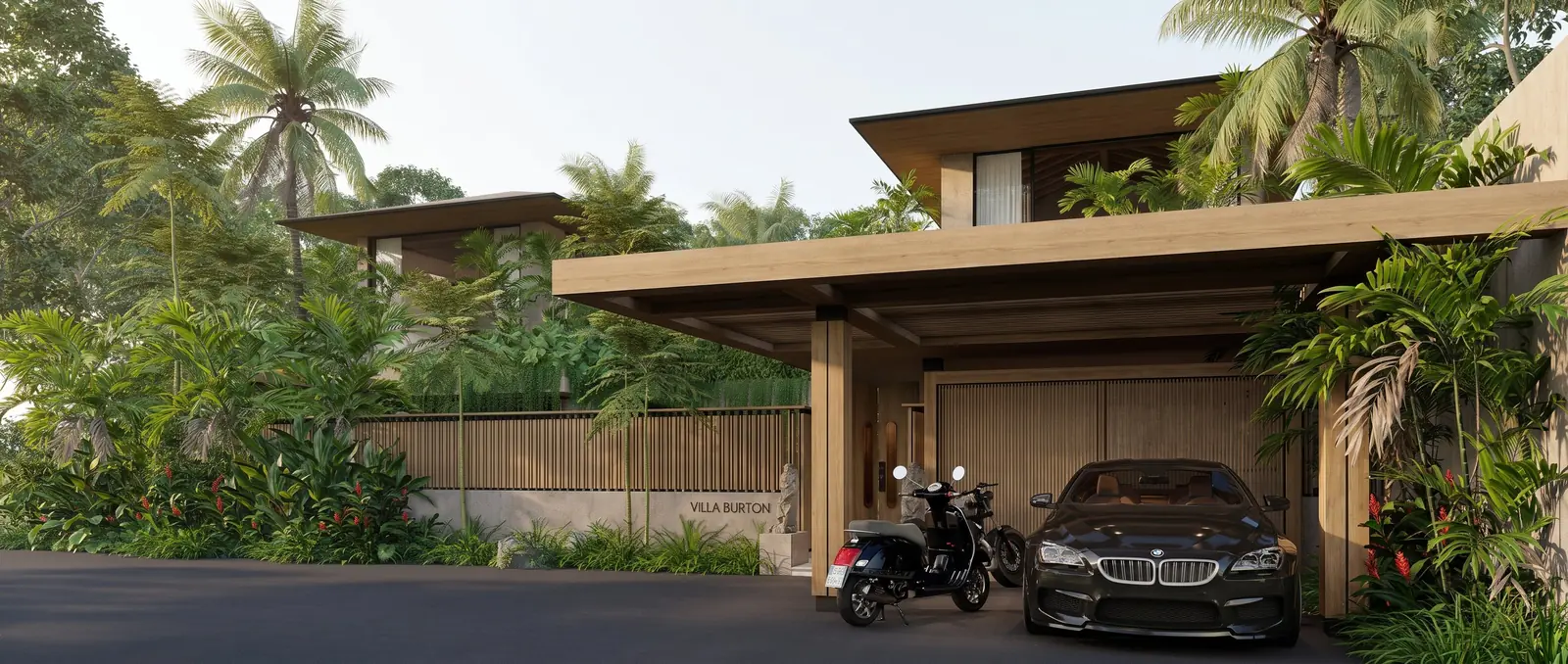 Villa Entrance Carport