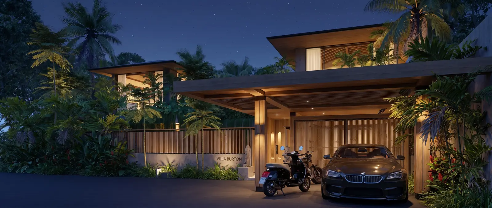 Villa Entrance Carport