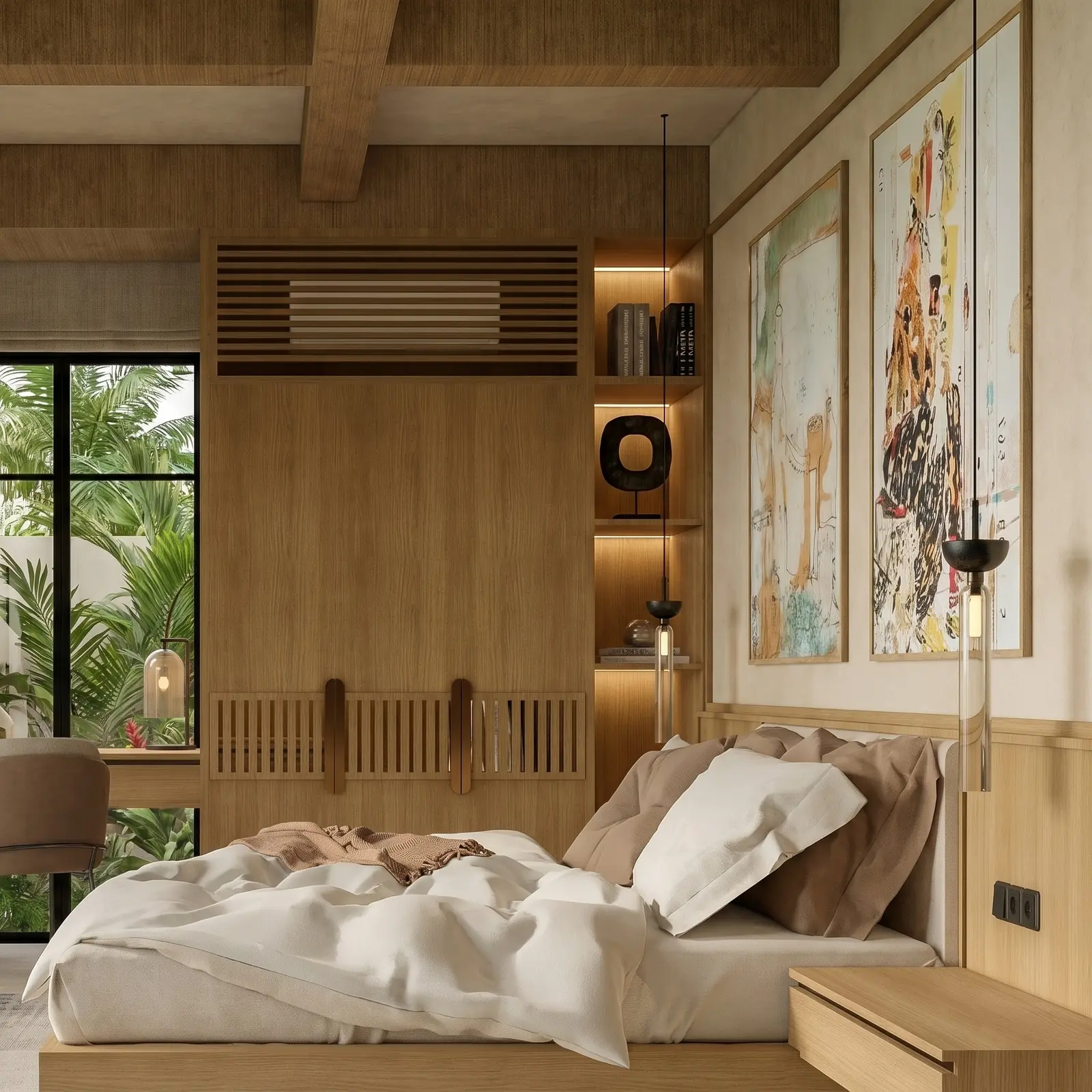 Timber Bedroom Retreat