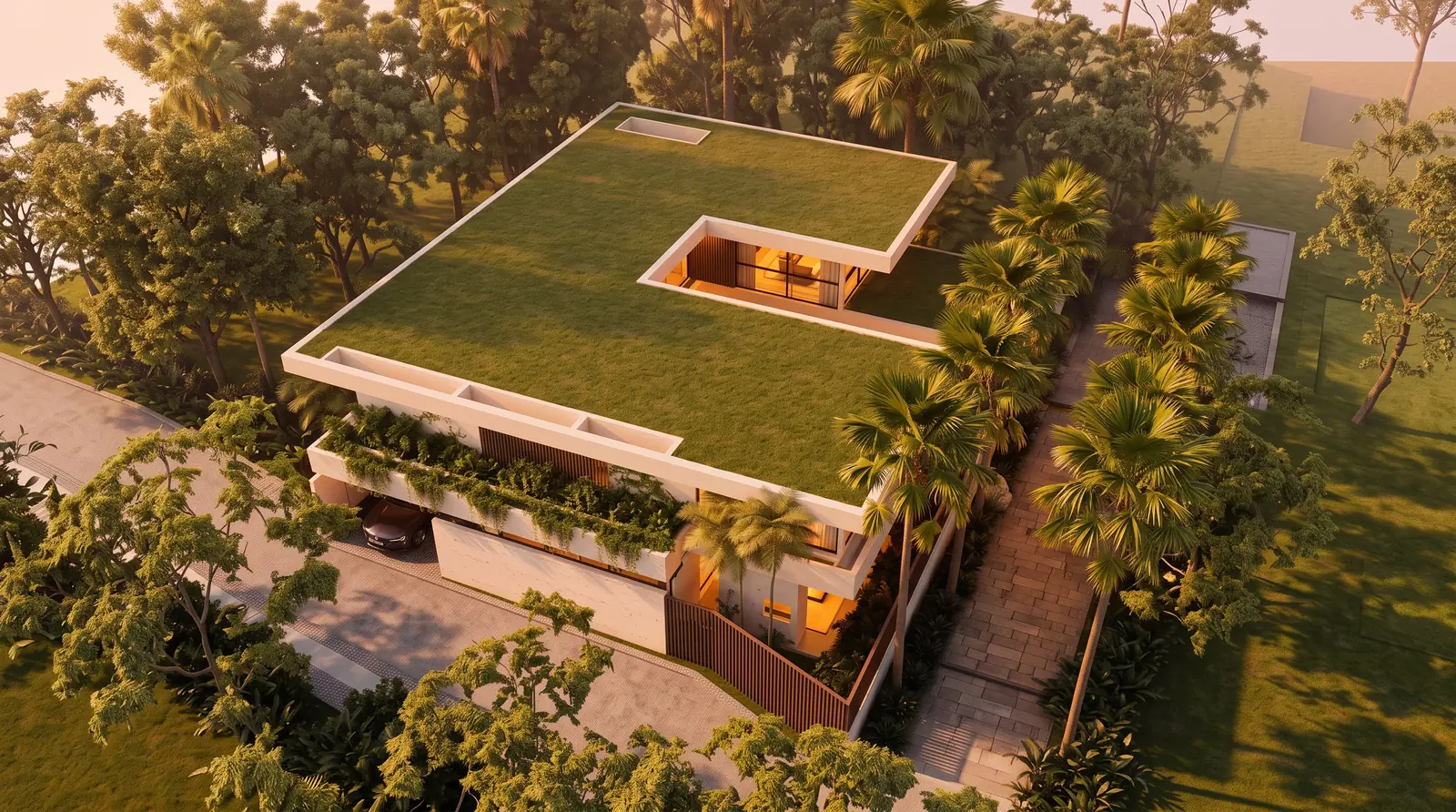 Green Roof Villa