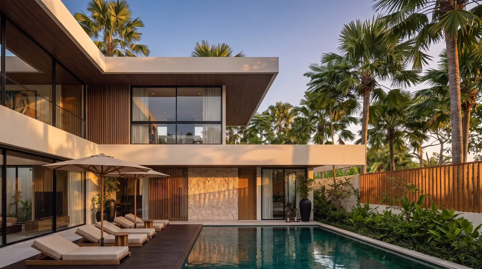 Tropical Pool Retreat