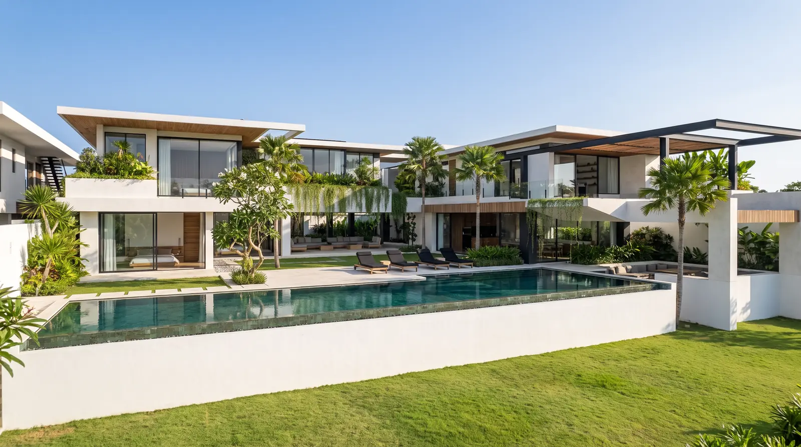 Tropical Villa Facade