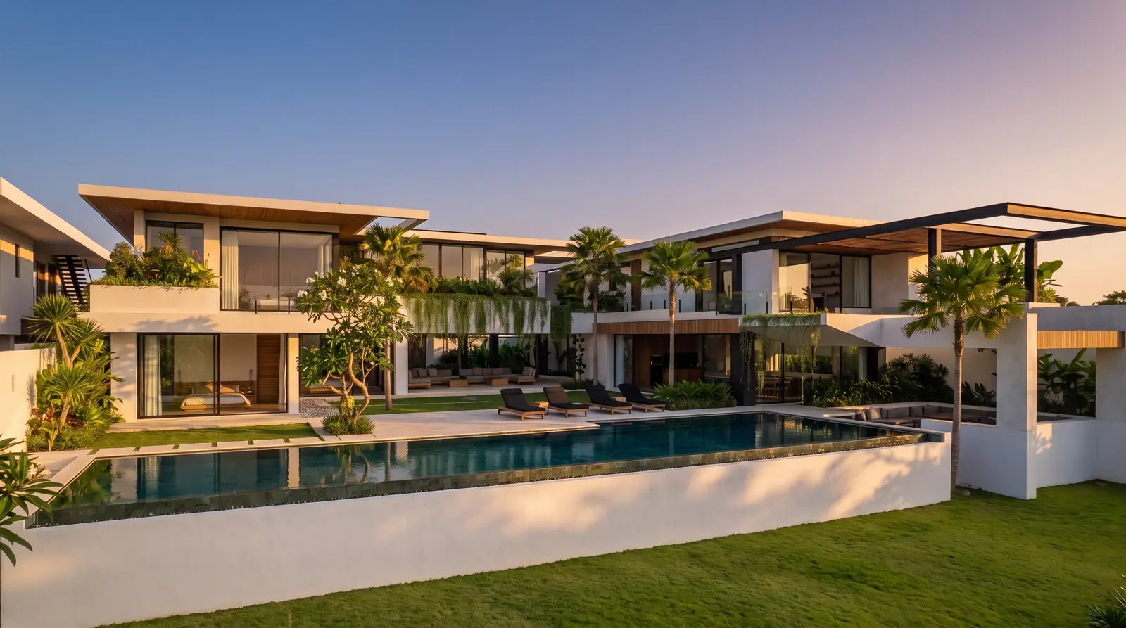 Tropical Villa Facade