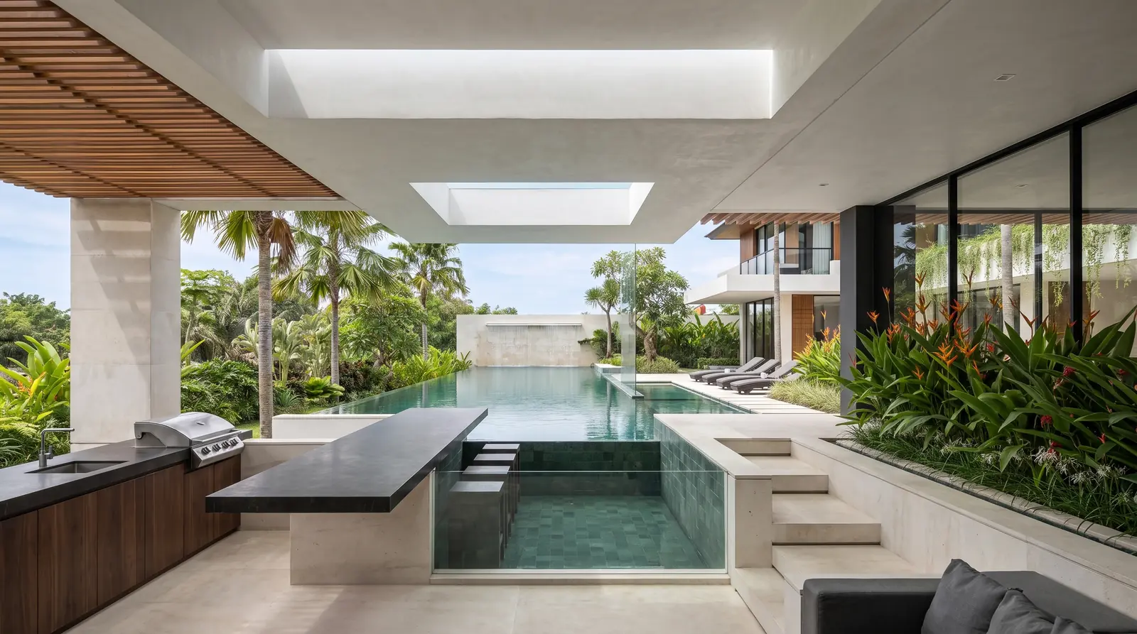 Poolside Outdoor Kitchen