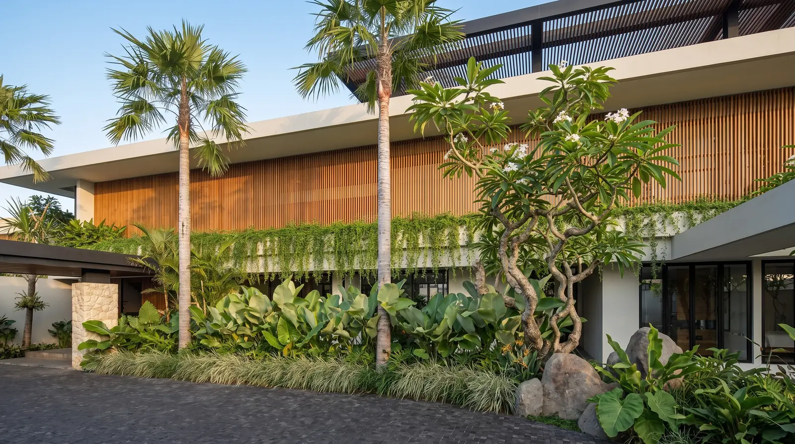 Tropical Entrance Facade