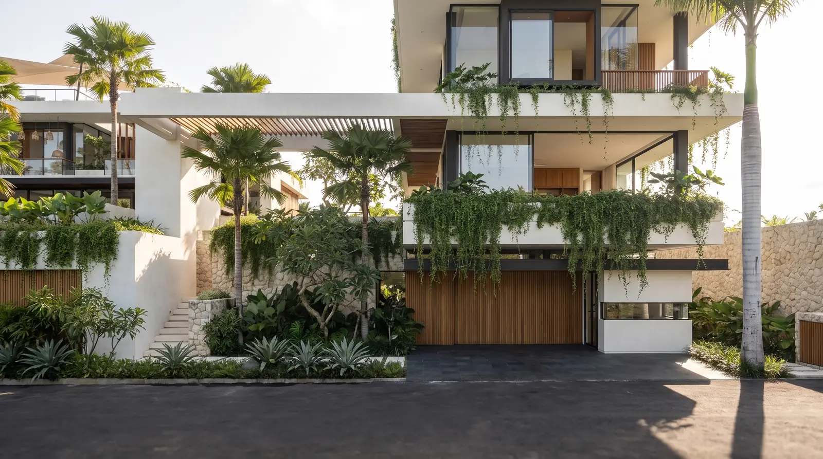 Tropical Villa Facade