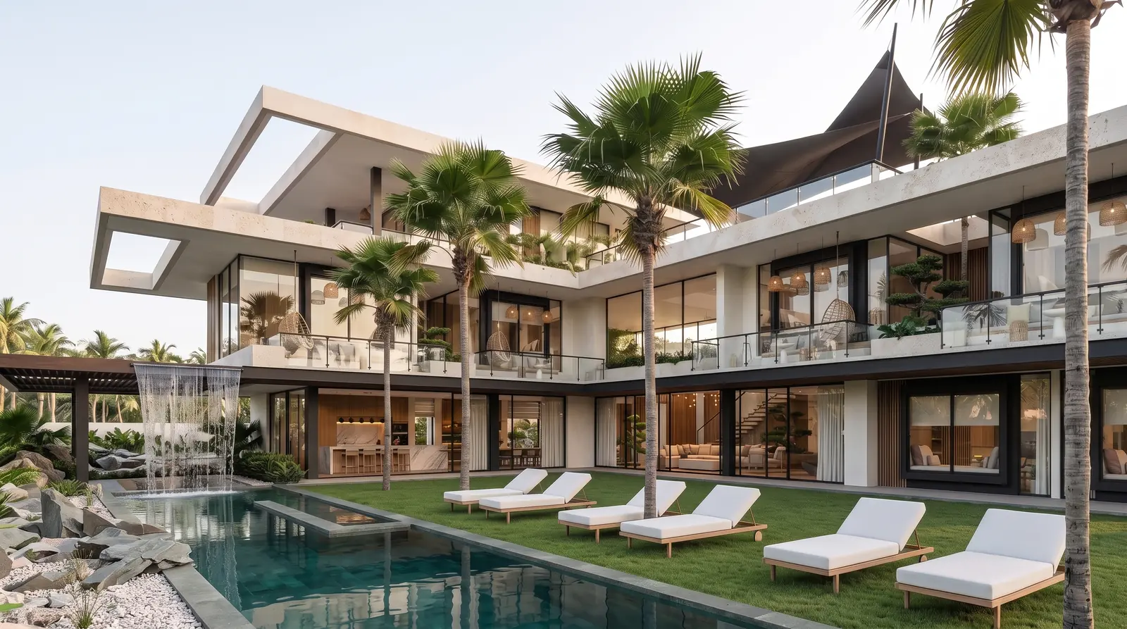Cascade Pool Courtyard