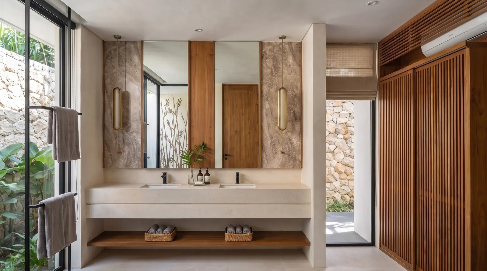 Dual Vanity Retreat
