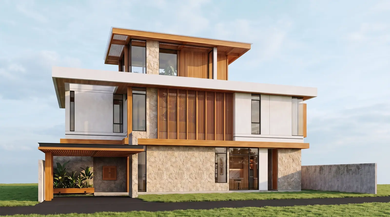 Modern Villa Facade