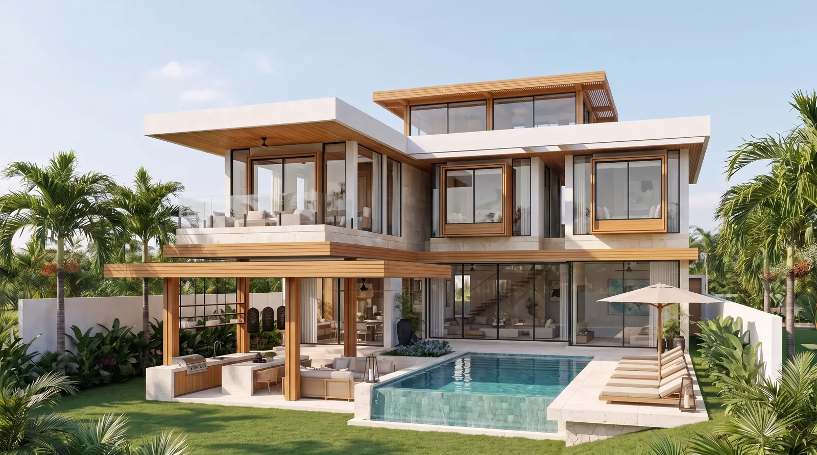 Villa Poolside Elevation